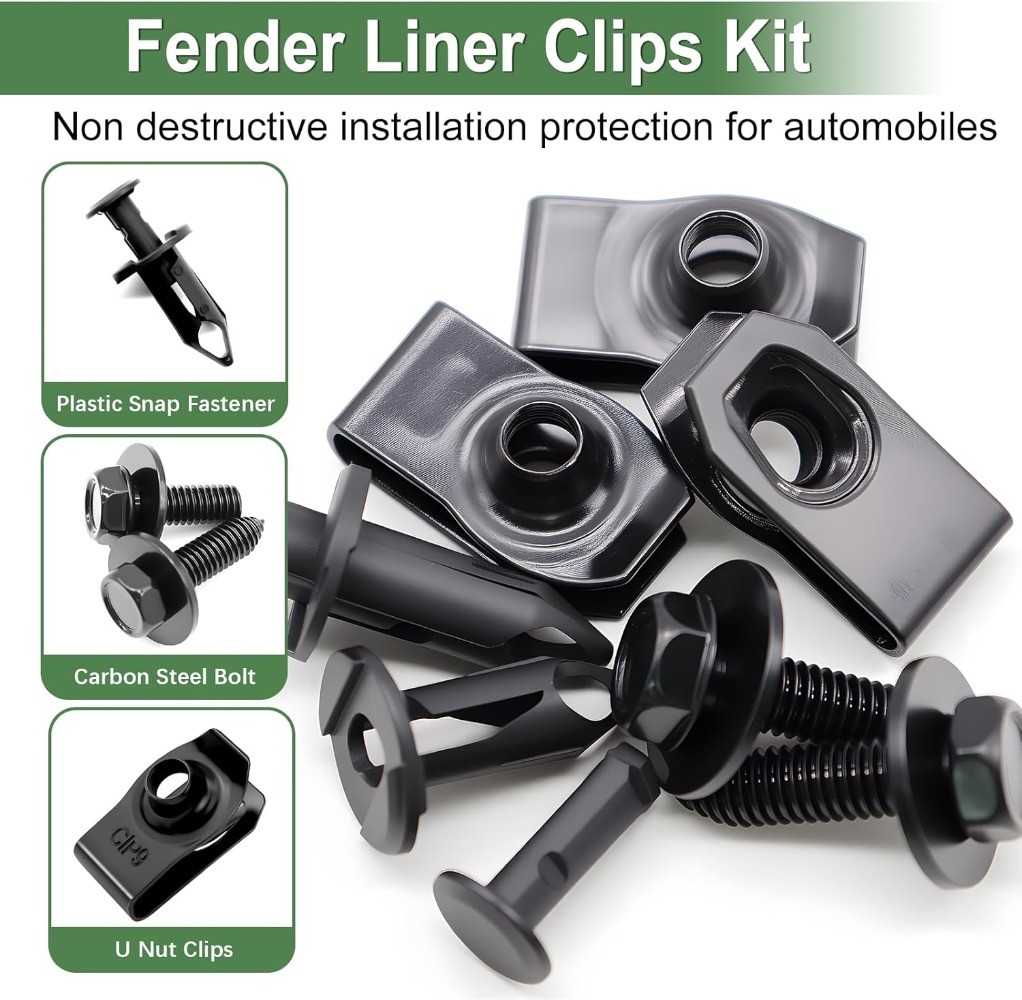 For Cadillac 35PCS U-nut Clip Engine Under Cover Splash Shield Body Bolts Bumper