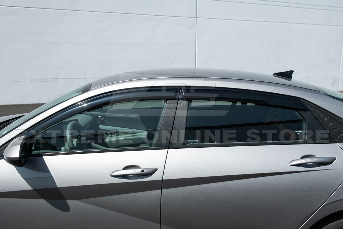 EOS Visors For 21-Up Hyundai Elantra MUGEN Style Side Vents Window Rain Guards