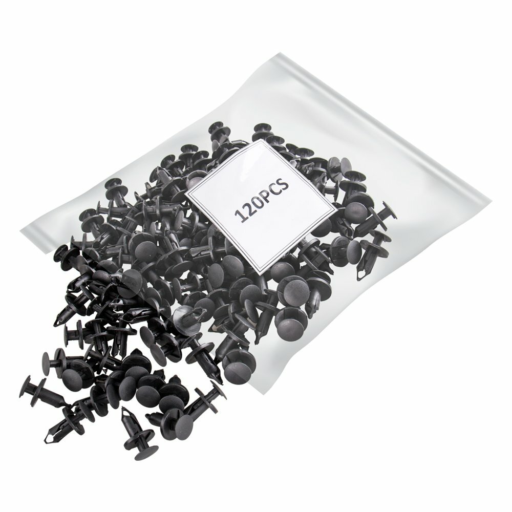 120Pcs Bumper Automotive Furniture Assembly Expansion Screws Kit Auto Body Clips