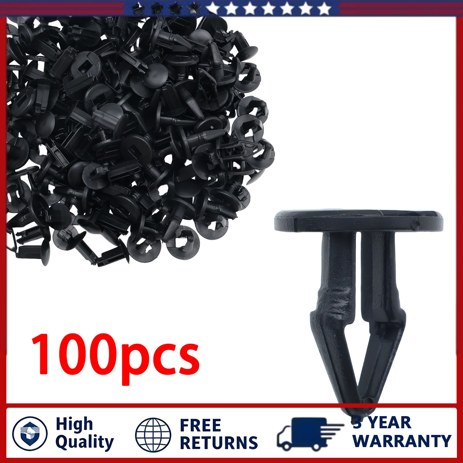 100x Fender Push Type Retainer for Buick Envision 11589293