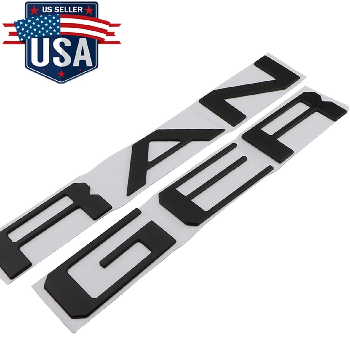 3D Raised US Flag Rear Tailgate Letter Emblem For Ranger 2019-2023 Insert Decal