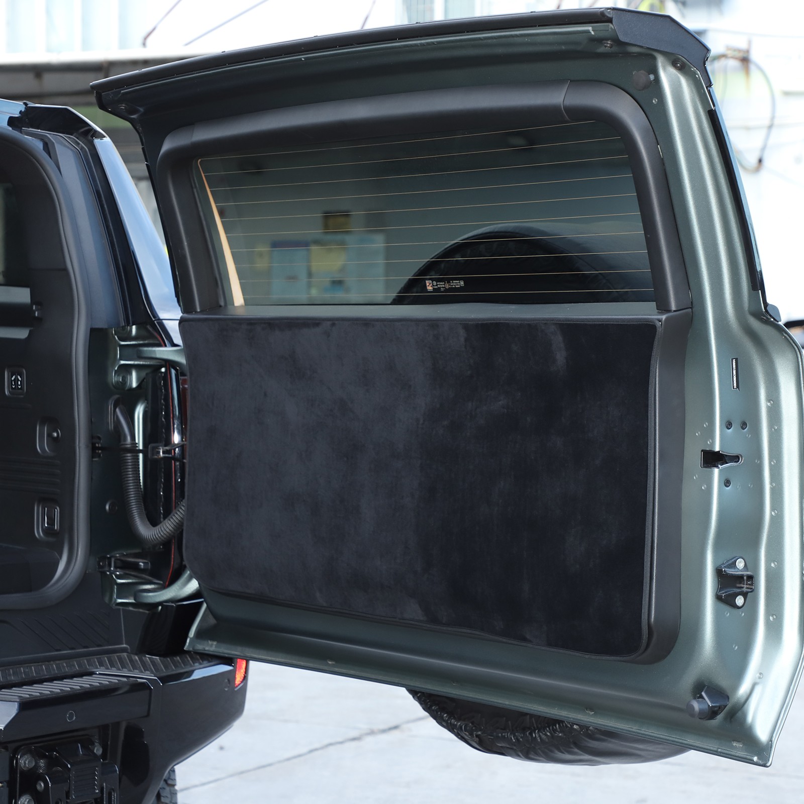 Car Inner Door Anti Kick Pad Protection For Hummer EV 2022-2024 Velvet Pad 7PCS