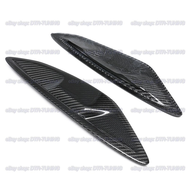 For BMW 8-Series 840i M850i Gran Coupe Carbon Fiber Side Grilles Air Vent Covers