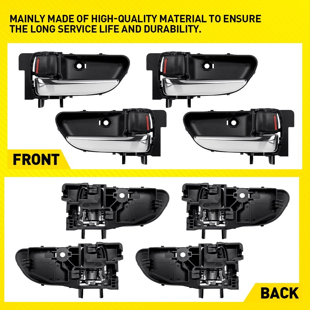 4xInside Interior Door Handles For Subaru Forester 2003 2004 2005 2006 2007 2008