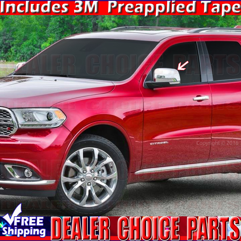 For 2011 2012 2013 2014 -2021 2022 2023 2024 Dodge Durango Chrome Mirror COVERS
