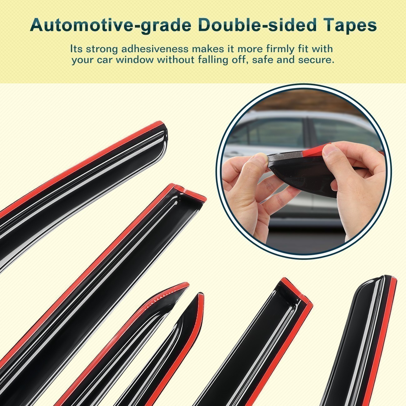 Rain Guards Vent Visors Shade for 2016-2022 Honda Pilot SHATTERPROOF