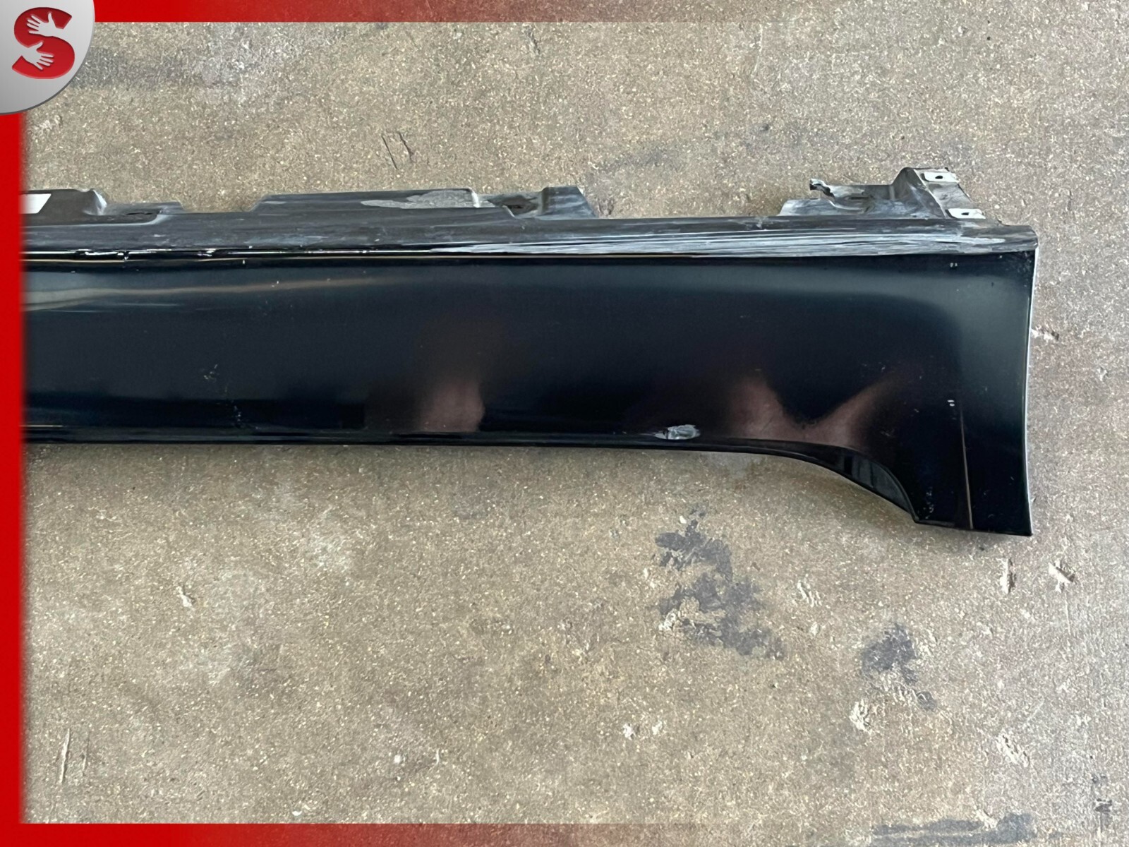 11-16 BMW F10 528I 535I 550I RIGHT SIDE SKIRT ROCKER PANEL TRIM BLACK SCHWARZ 2