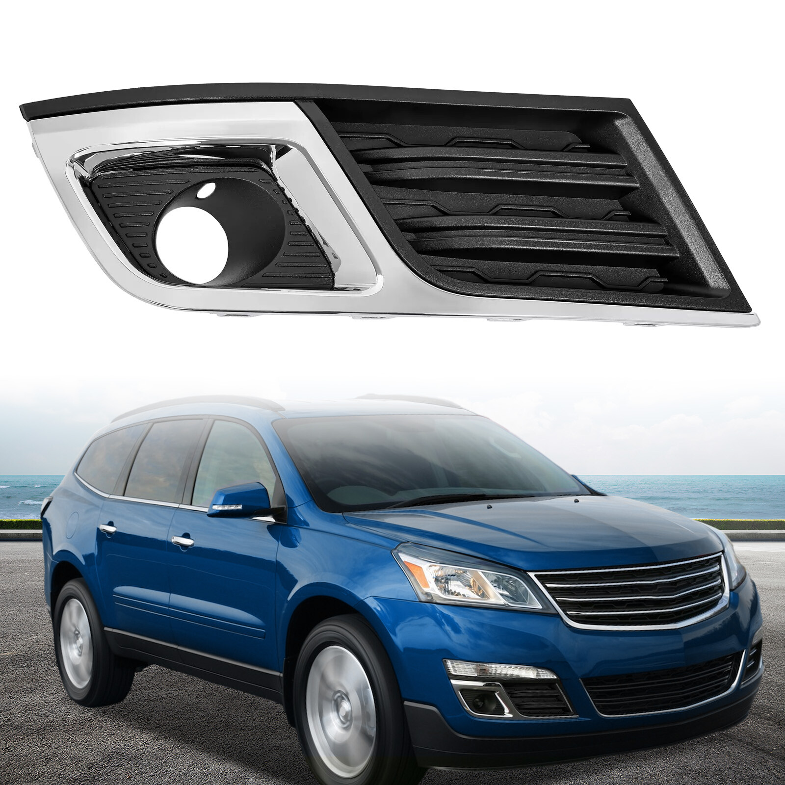New Fog Light w/ Trim Passenger Right Side For Chevy Traverse 2013-2017 20988620