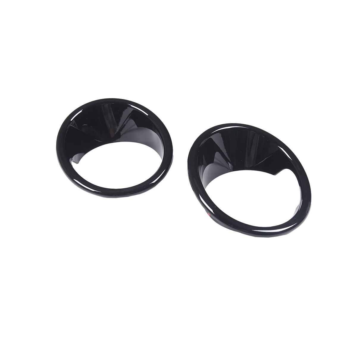 Gloss Black Front Fog Light Lamp Ring Cover Trim Cover For BMW X5 F15 2014-2018