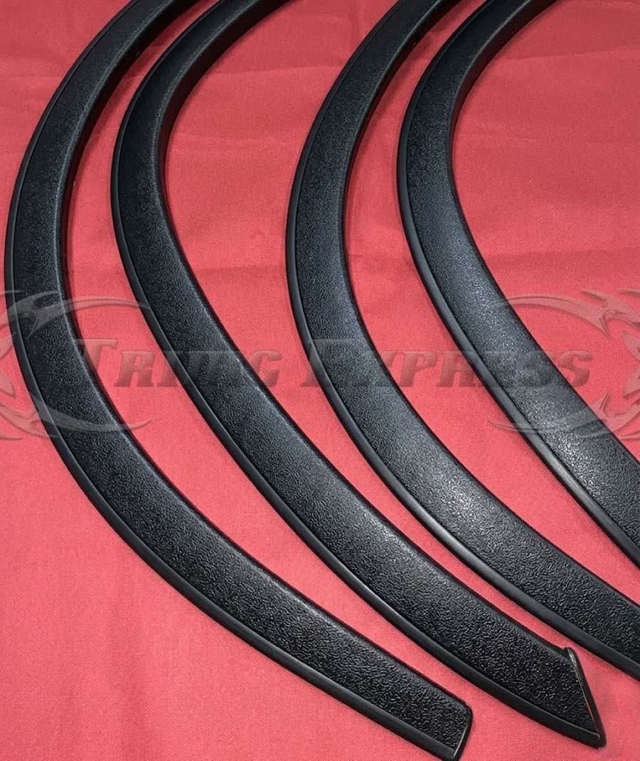 for:2007-2014 Chevy Tahoe/GMC Yukon/Escalade Fender Trim Black Stainless 2″ Wide