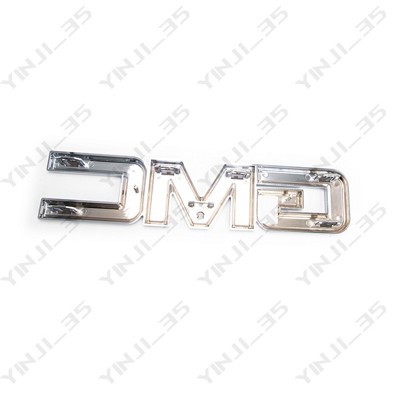 GM Grille Emblem Chrome Black for 2015-2019 GMC Sierra 1500 2500HD 3500HD