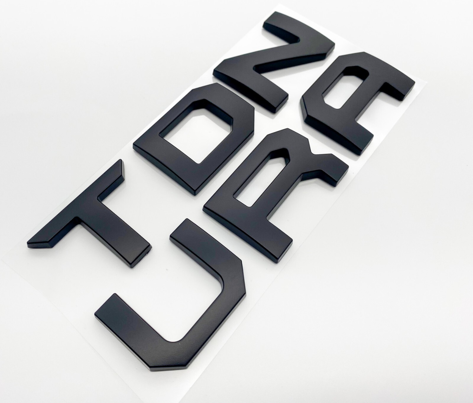 2022 2023 2024 Matte Black Rear Emblem TUNDRA Tailgate Letters Insert Badge