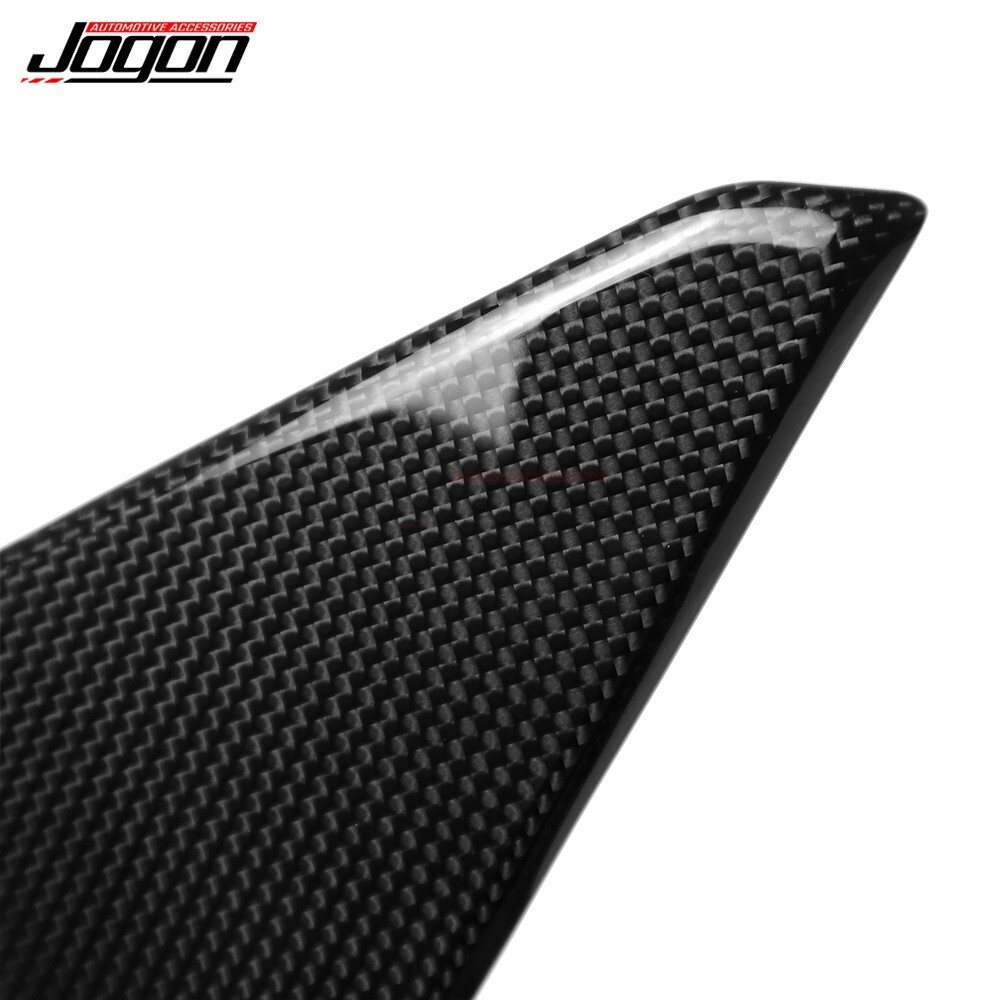 For Porsche 992 Plain Carbon Exterior Triangle Window Trim Bezel Targa 2019-2024