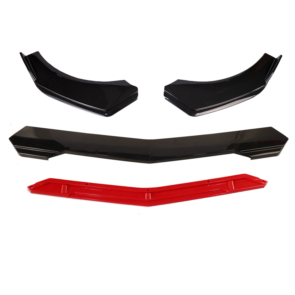 For Lexus ES250 ES300 ES350 Front Bumper Lip Spoiler Splitter Gloss Black Red