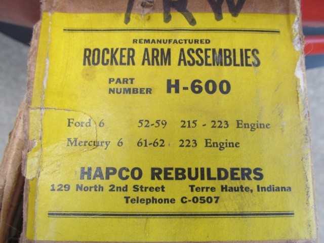 1952 1953 1954 1955 1956 57 58 59 Ford 215 & 223 6 cylinder rocker arm assembly