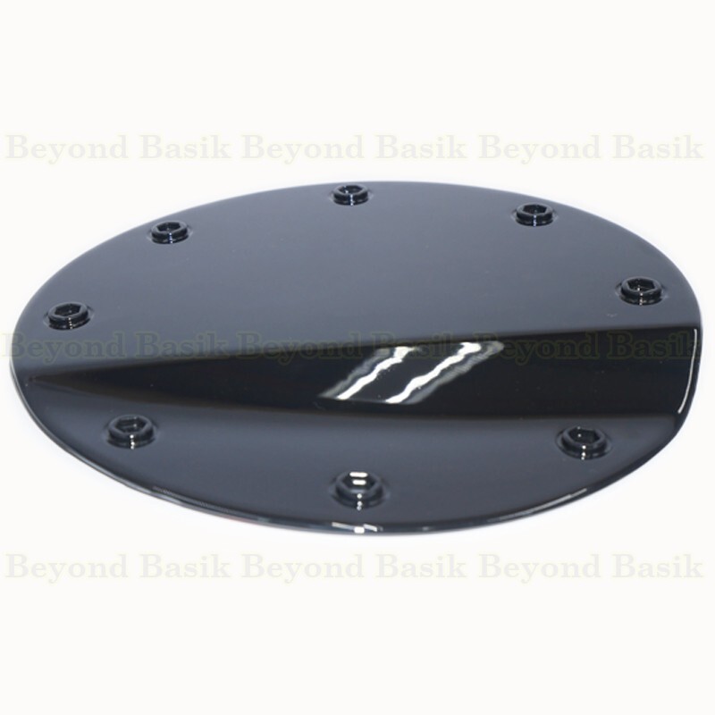 2015-19 2020 2021 2022 2023 Ford Mustang GLOSS BLACK Gas Fuel Door COVER Overlay