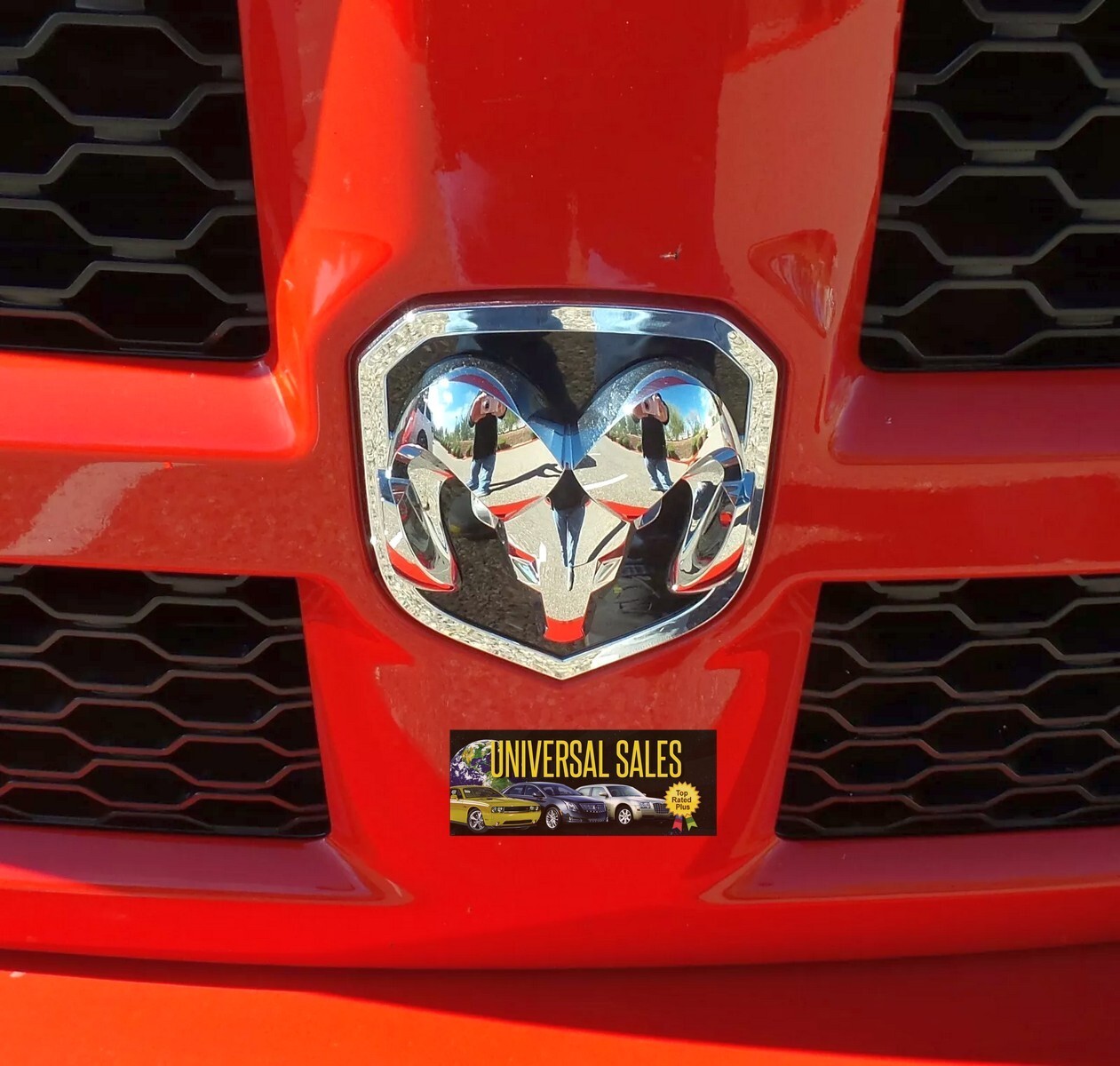 GENUINE RAM HEAD 1500 2500 3500 BADGE EMBLEM GRILLE 2013-2018 NEW OEM 68140322AA
