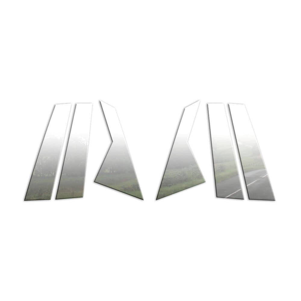 Auto Reflections Pillar Post Covers fit for 2016-2022 Cadillac CT6 [6p]