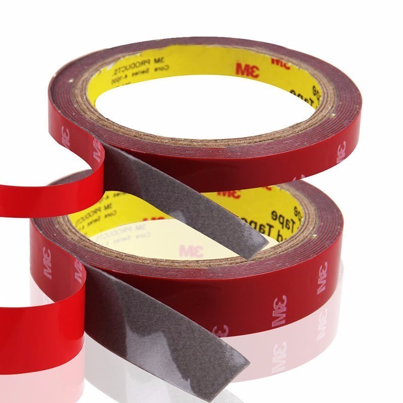 10 Pcs Practical Red 3m*10mm Car Off-Road Acrylic Foam Double Side Tape Adhesive