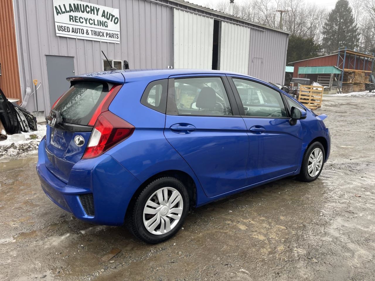 2015-2020 HONDA FIT LEFT ROCKER W/POST BLUE PC:B593M 1.5L MT FWD 122K -LX- 61871
