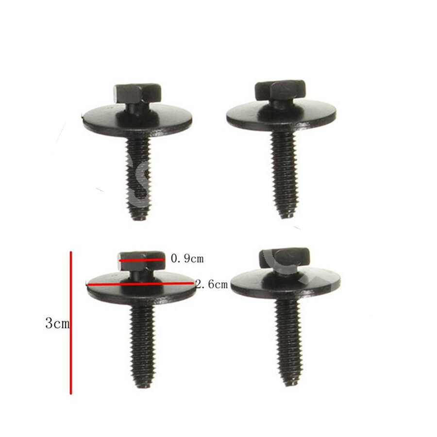 Splash Shield Screws Rivet Auto Fitting For Car Engine Under Body Cover Clips