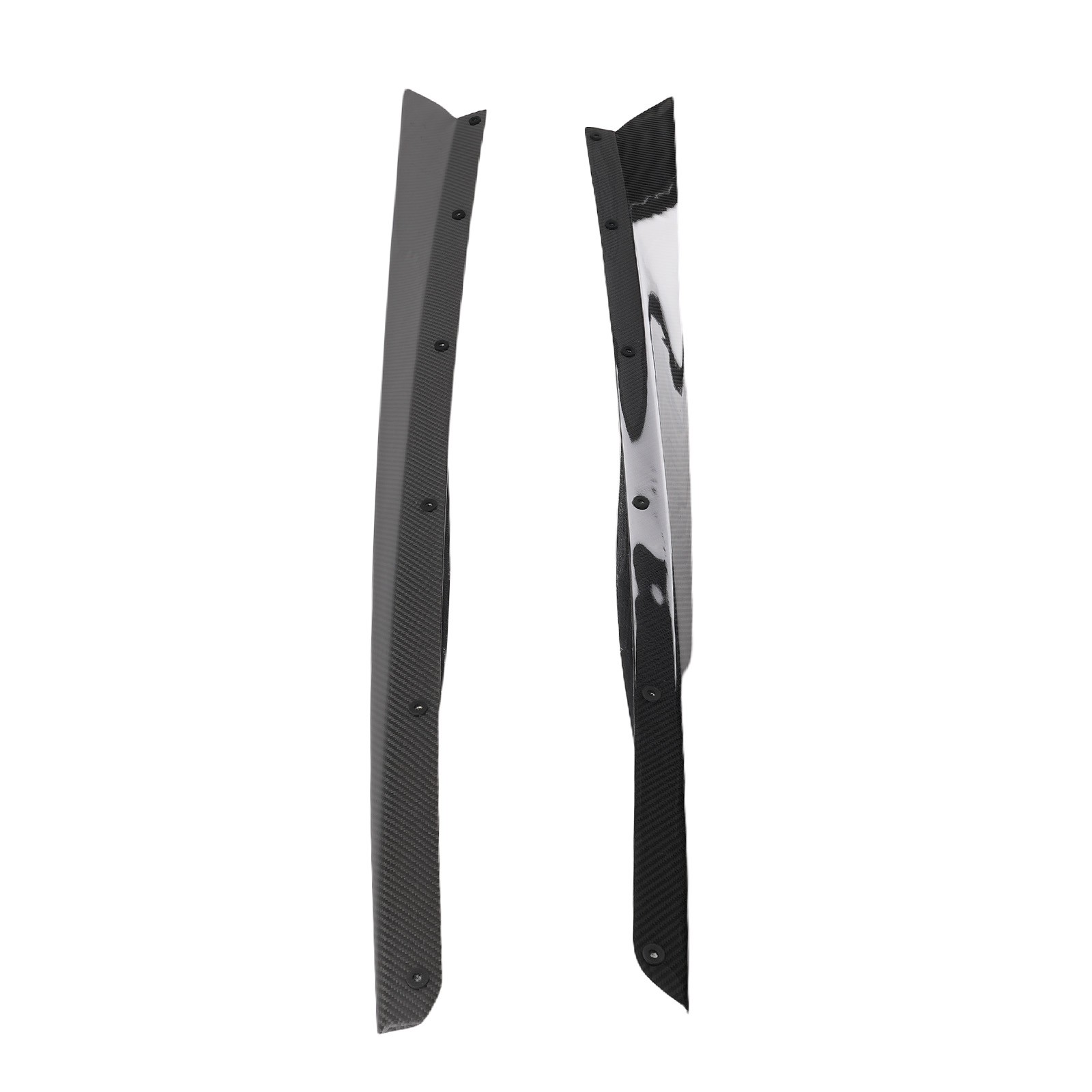 2x Side Skirt Rocker Panel Set for Chevy Corvette Stingray/Z51/Carbon Fiber