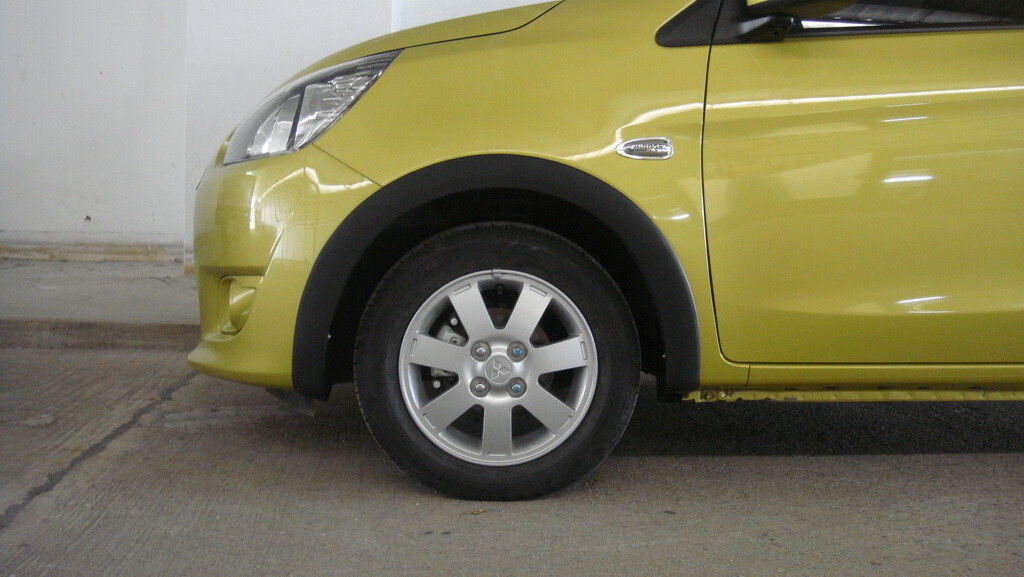 2012 – 2015 Fender Flares Wheel Black V1 4 Pc On Mitsubishi Mirage Space Star