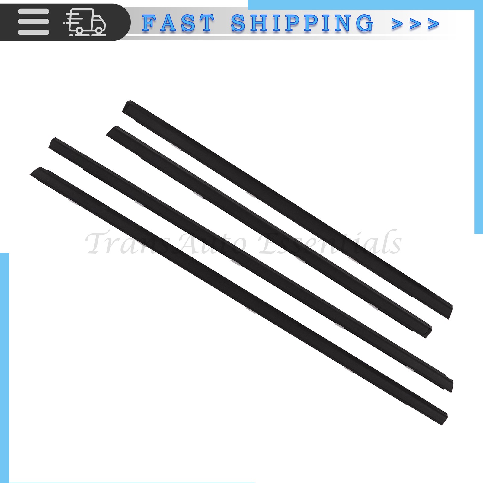 NEW 4PCS For 2001-2006 Nissan Sentra Front Rear Left Right Weatherstrip