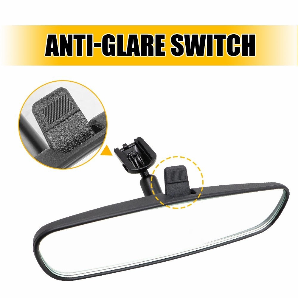 For Honda Accord Civic CR-V HR-V Fit Rear View Mirror Inside Black Genuine 1-3X