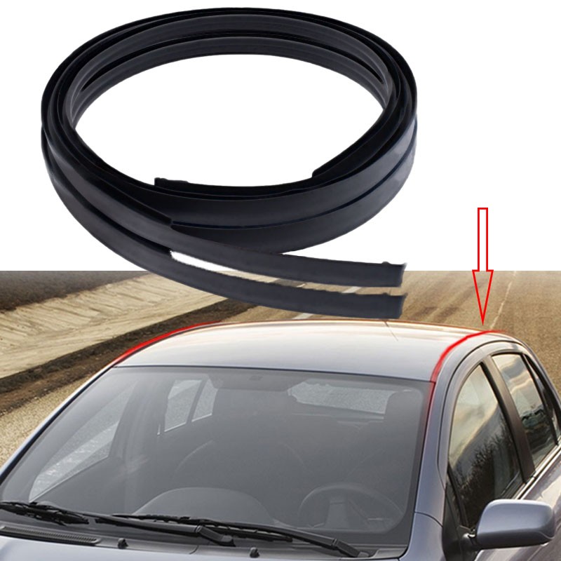 2x Roof Drip Molding Trim For 2007-2011 Toyota Yaris Hatchback 75551-52130 US