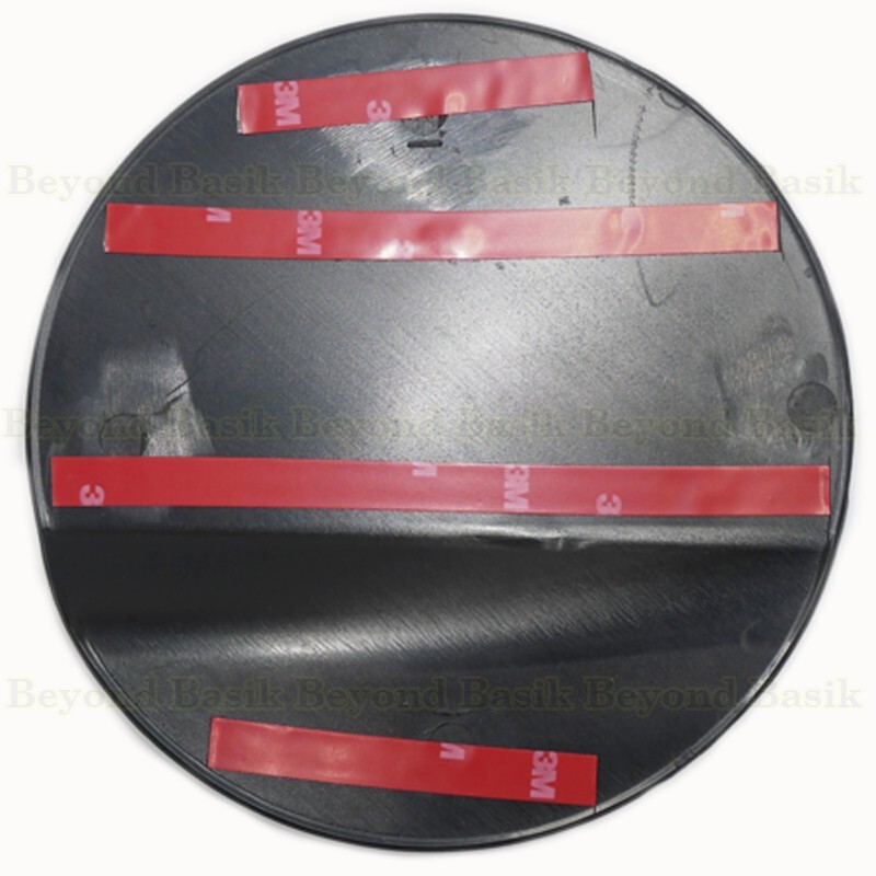 2015-19 2020 2021 2022 2023 Ford Mustang GLOSS BLACK Gas Fuel Door COVER Overlay