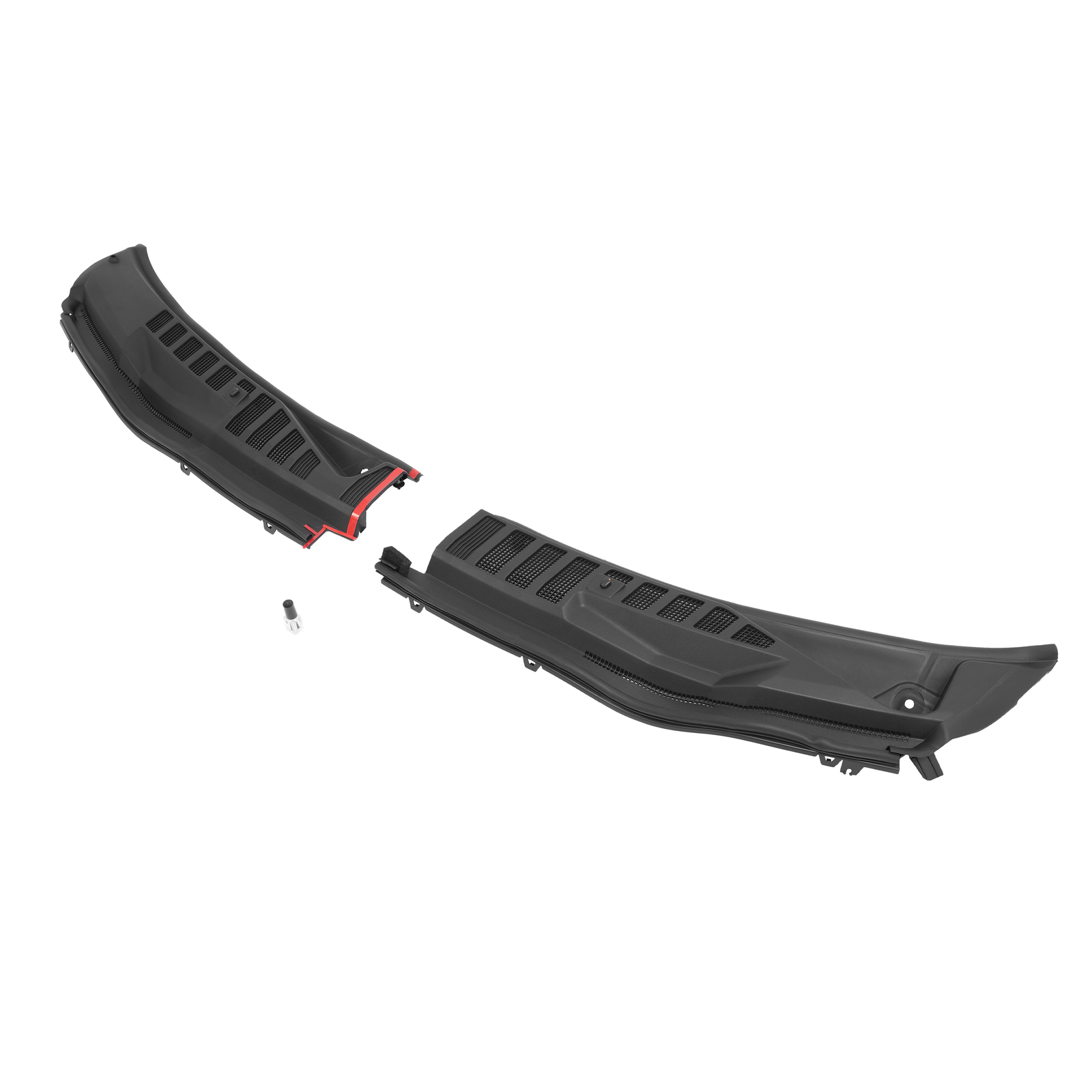 Windshield Wiper Cowl Panel Grille Set For 2017-2022 Ford F250 F350 F450 F550
