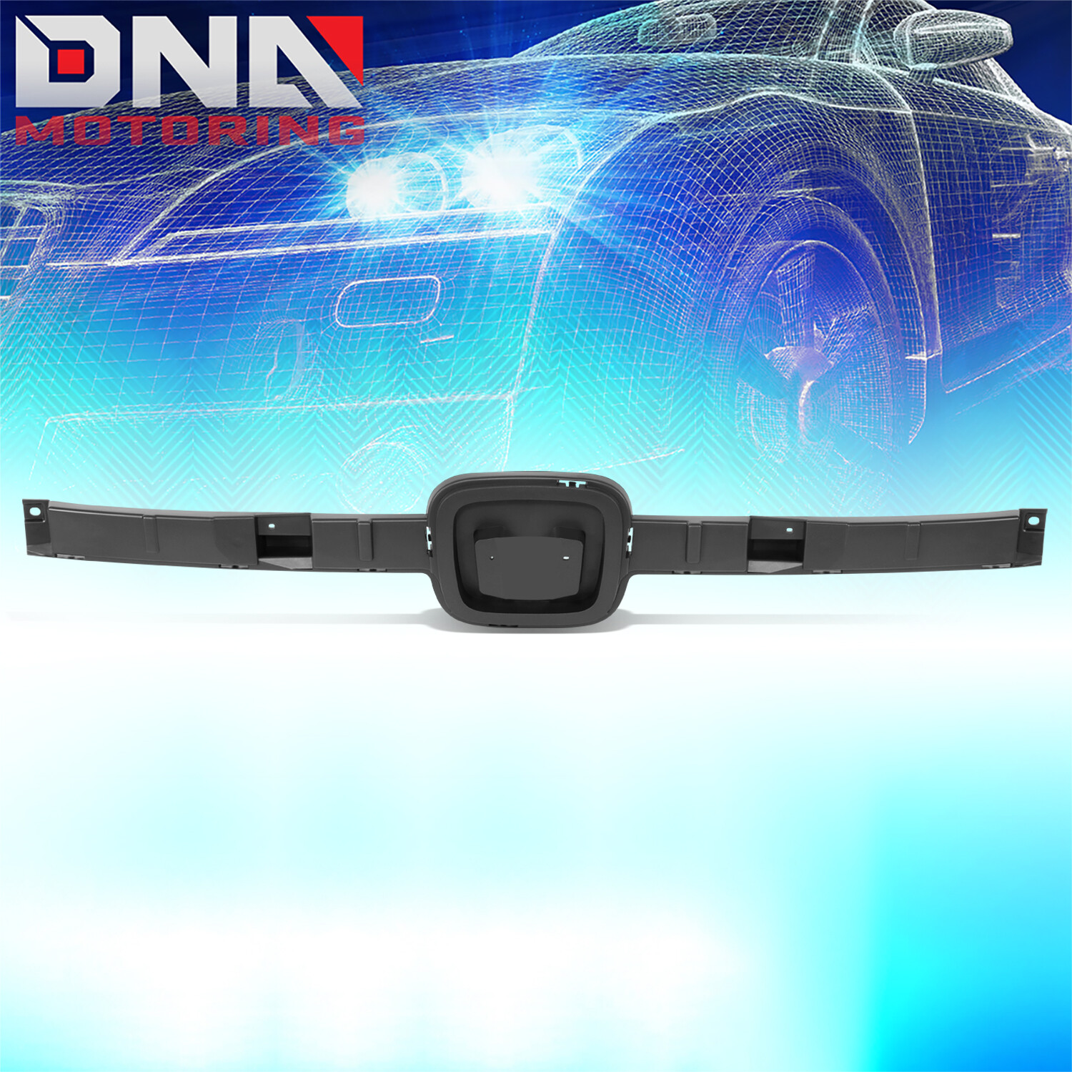 For 2018-2020 Honda Accord Factory Style Front Bumper Grille Trim Molding Black