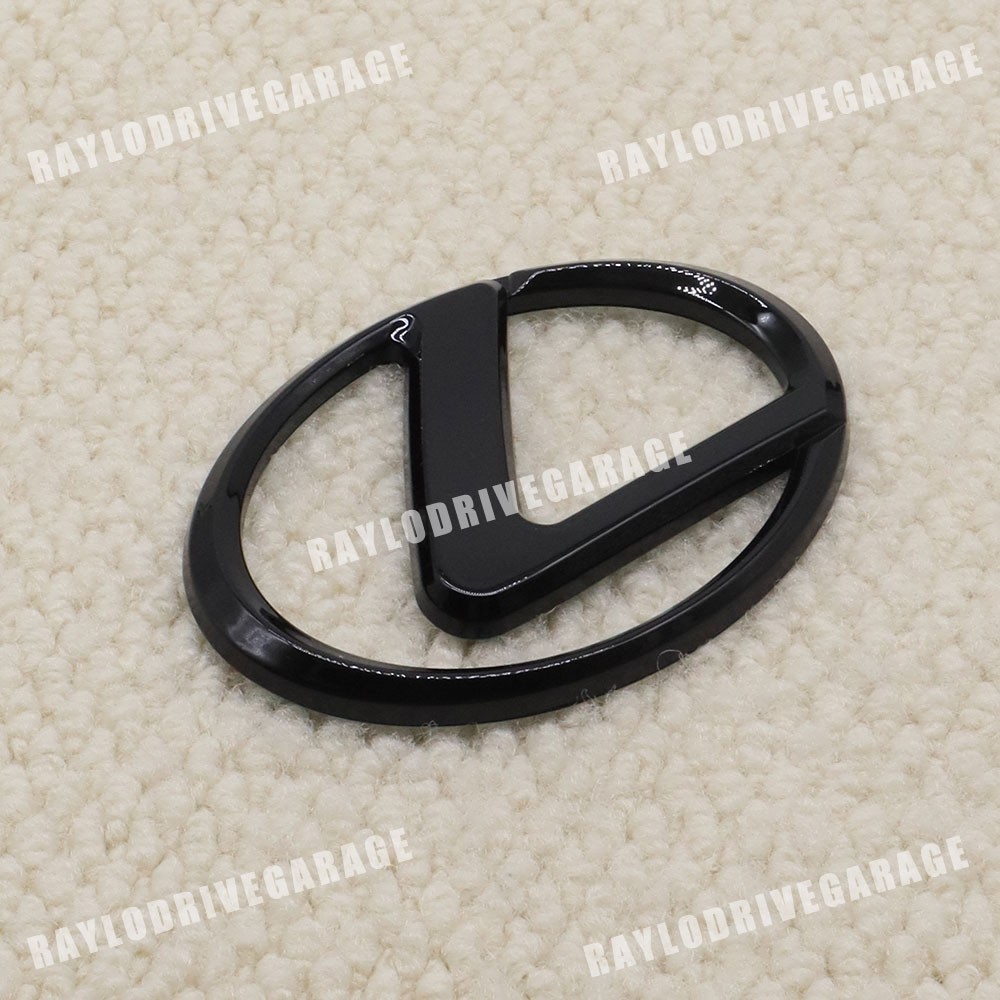 Rear Emblem For IS250 IS250 IS F ES350 RX350 RX450H Black Trunk Badge 3D Decal