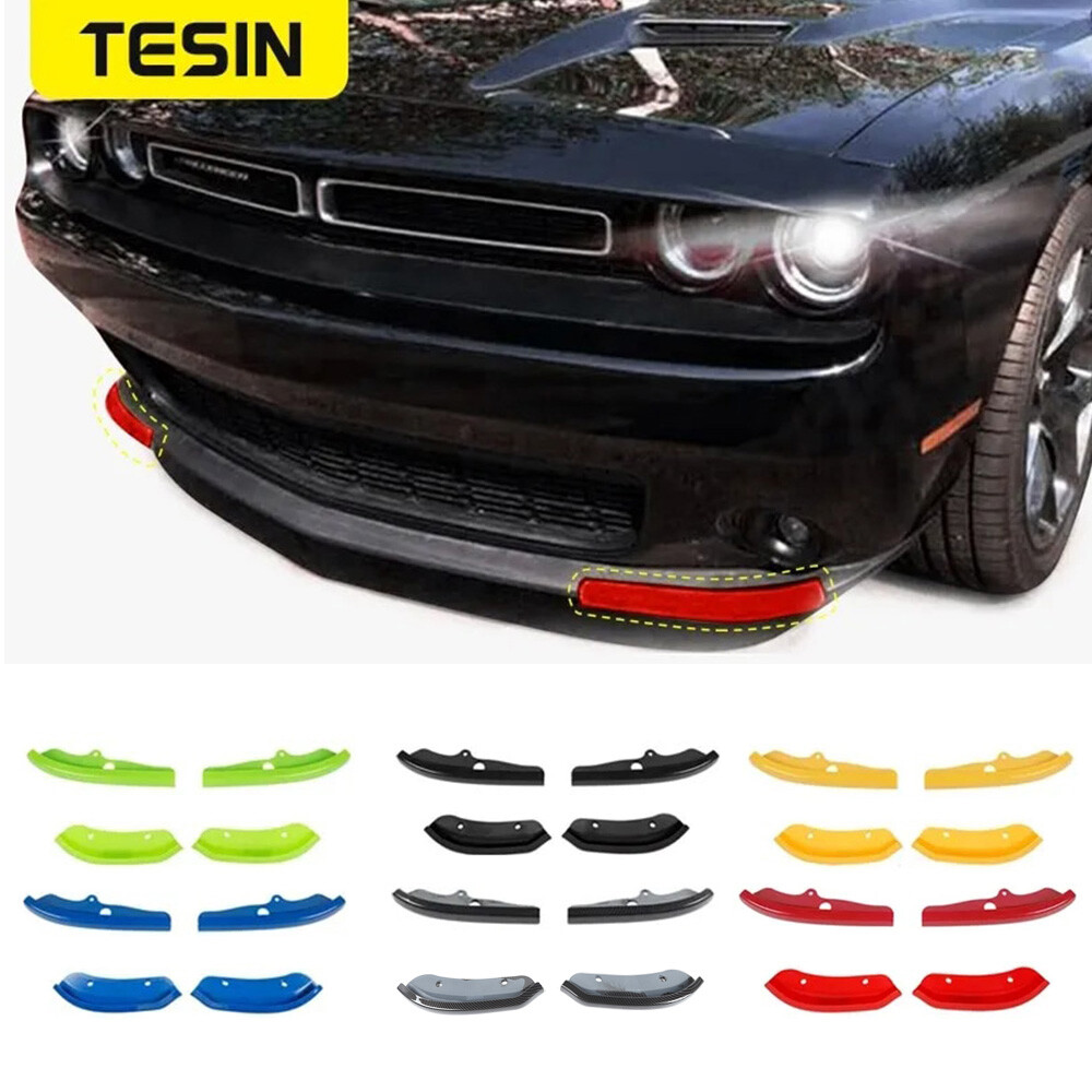 Front Bumper Lip Splitter Protector Cover Accessories for Dodge Challenger 2015+