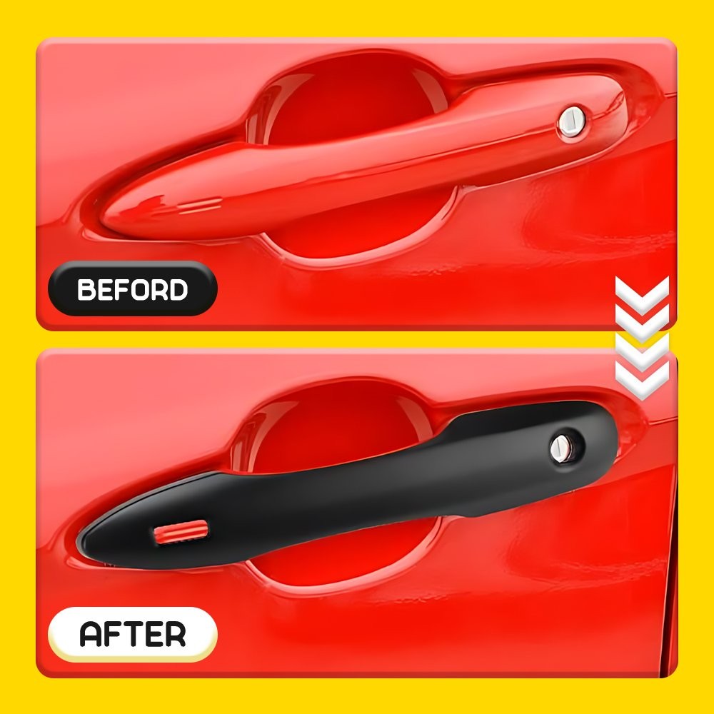 For 2018-2023 Toyota Camry GLOSS BLACK Door Handle Covers WITH Smartkey 4-20X