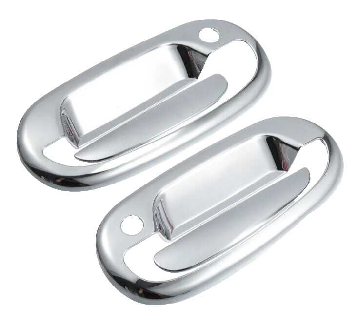 1997-2004 Chrome Door Handle Cover 2Dr W/Pass Keyhole No Keypad for Ford F-150