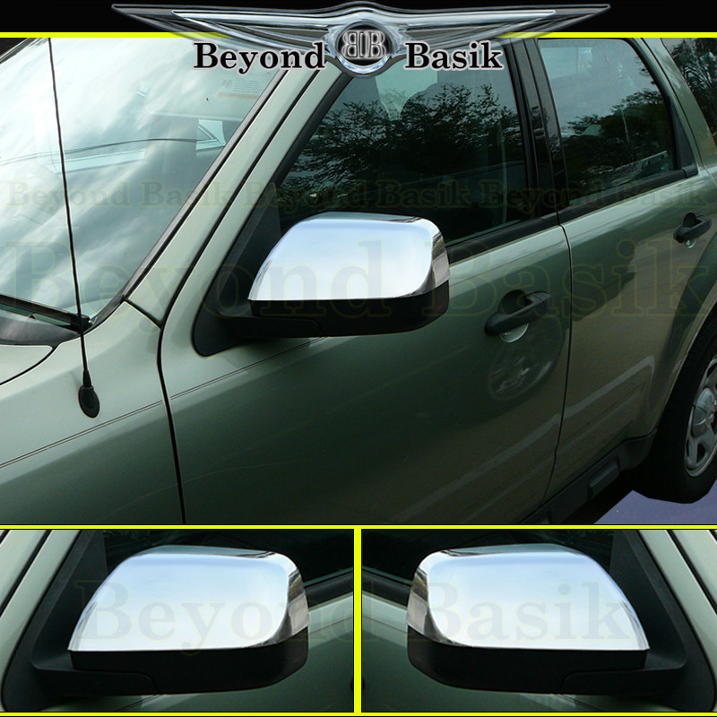 2008-2011 MERCURY MARINER/MAZDA TRIBUTE Chrome Mirror Covers Trim Overlay Caps