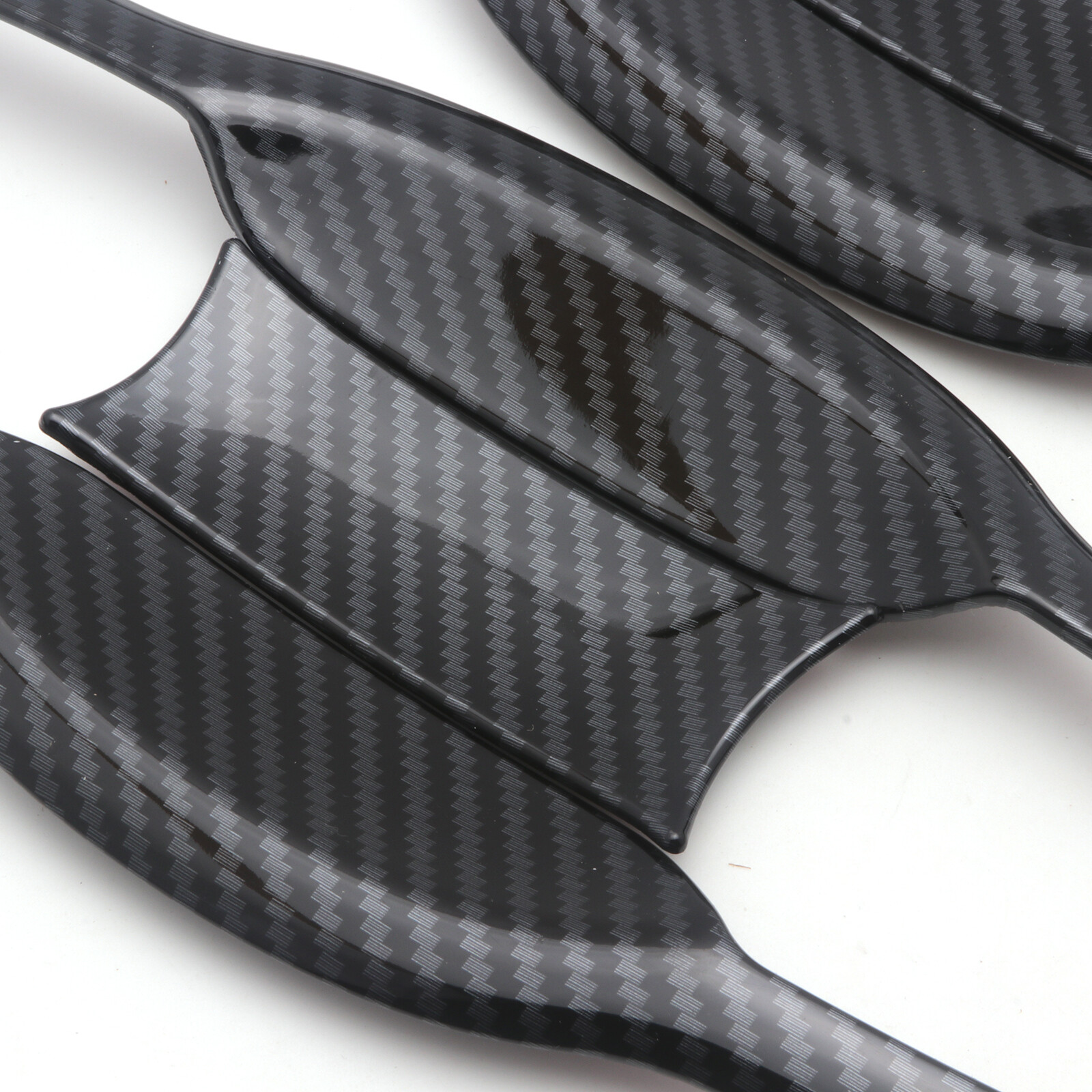 Carbon Fiber Pattern Door Handle Bowl Cover Trims For Honda CR-V CRV 2017-2022