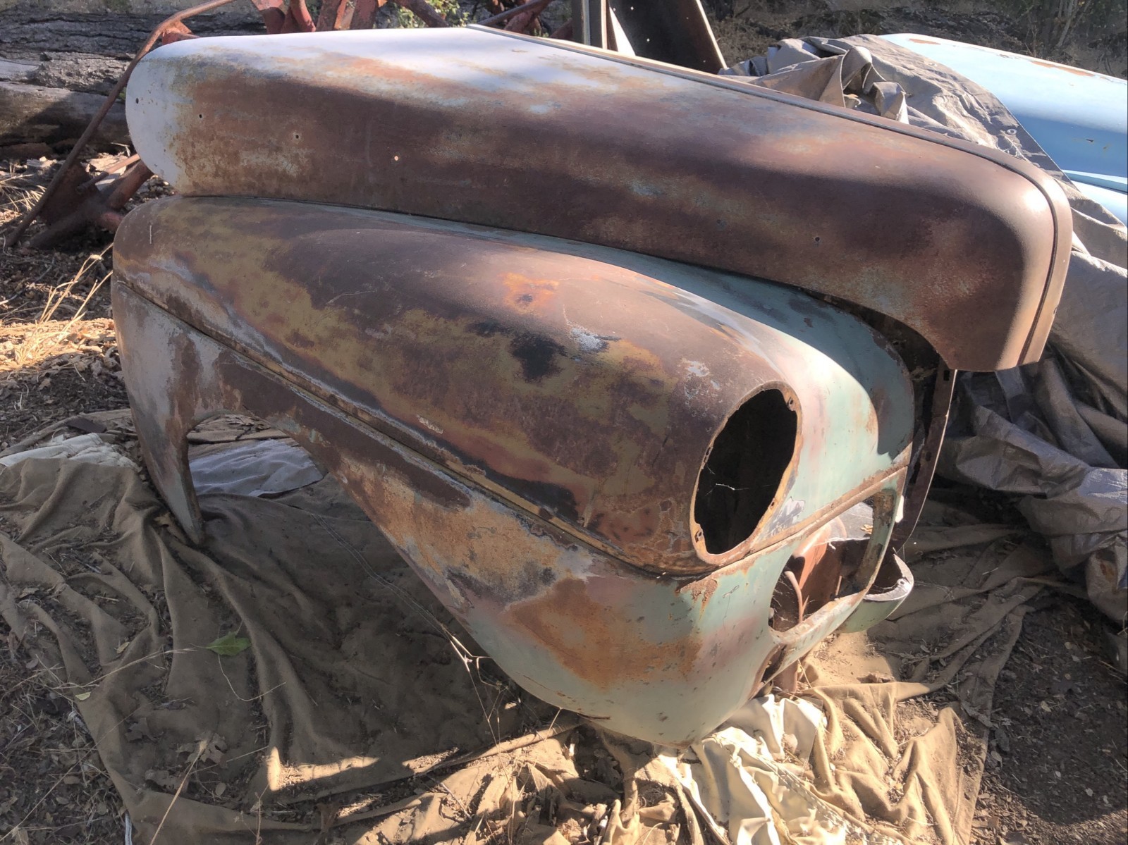 1941 Ford Complete Front Clip In Solid Original State Willing To Partout Lmk.
