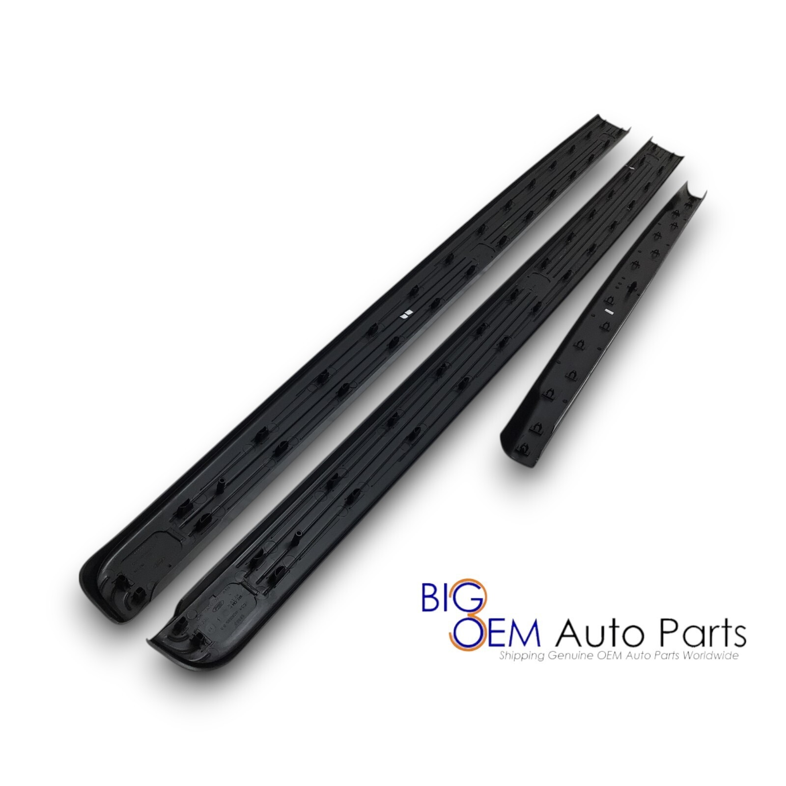 08 -16 Ford Super Duty 8′ Long Bed Rail Moulding and Tailgate Cap Kit new OEM