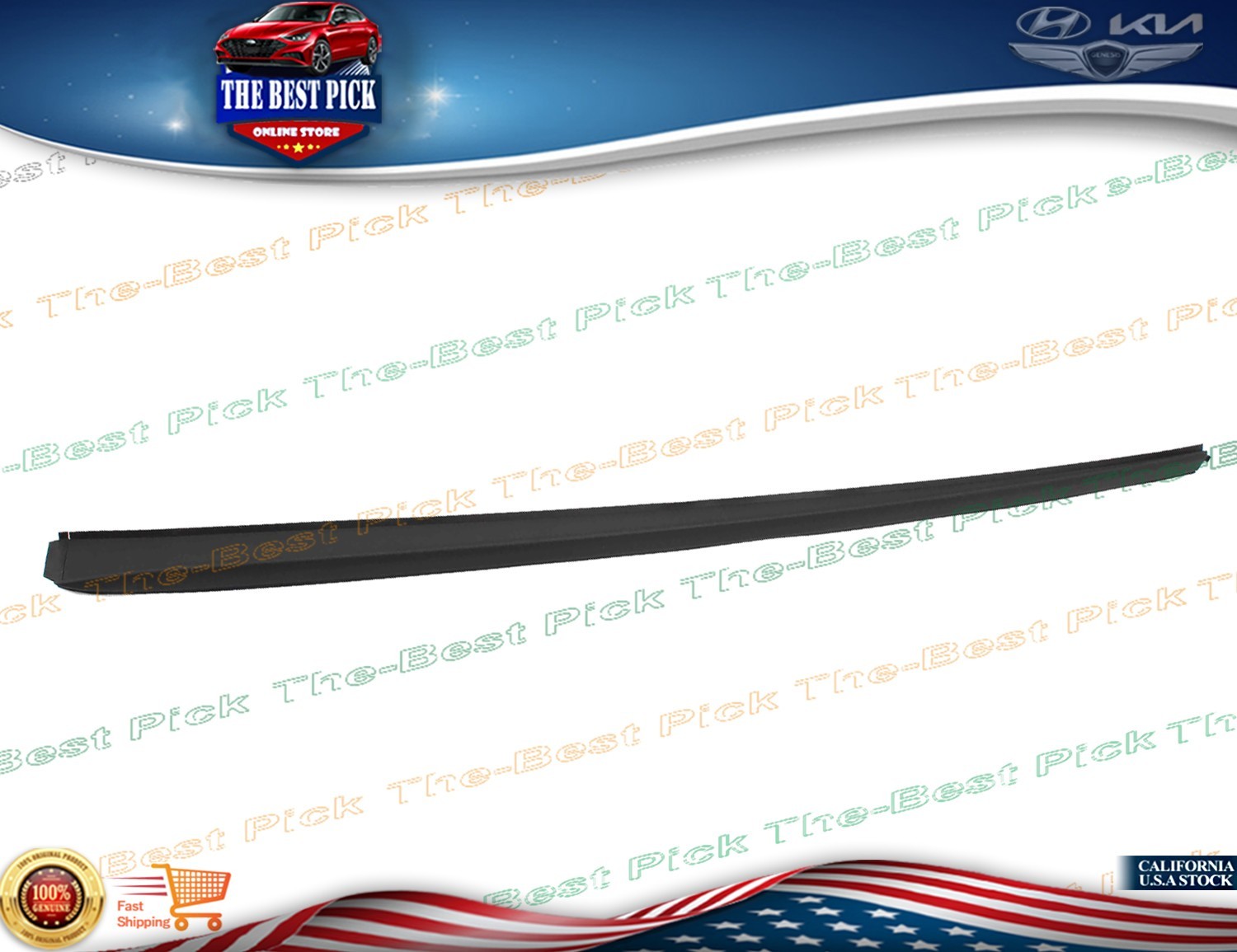 ⭐GENUINE⭐ Windshield Pillar Molding FRONT LEFT for Sonata 2015-2019 86130C1100