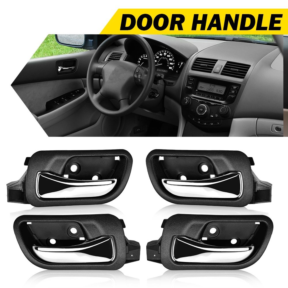 4X Front+Rear Left Right Inside Door Handle for 2003-2007 Honda Accord Sedan EXR