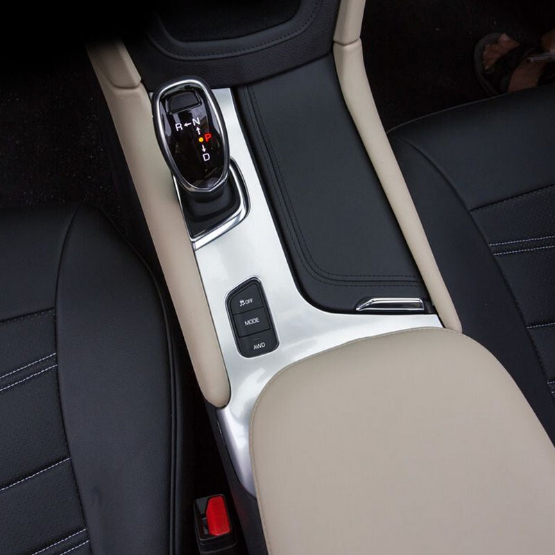 ABS Chrome Gear Console Shift Trim Cover Fit For Cadillac XT5 LHD 2016-2021