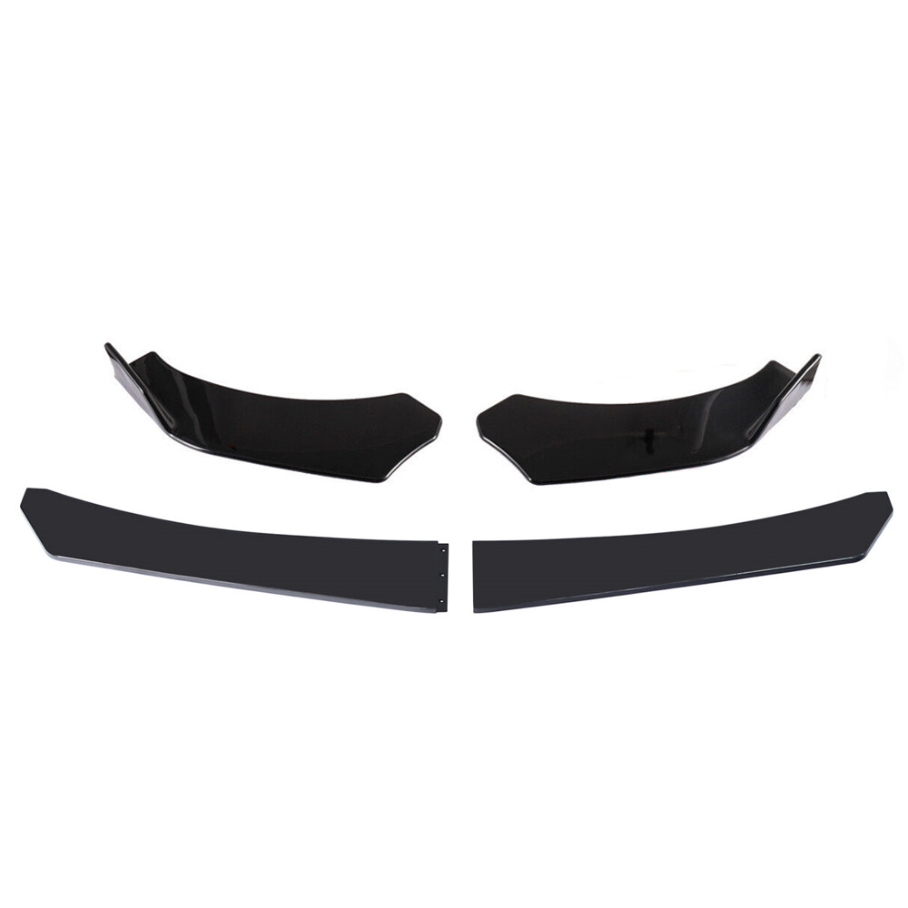 For Cadillac XT4 XT5 XT6 UNIVERSAL Front Bumper Lip Spoiler Splitter Glossy BK