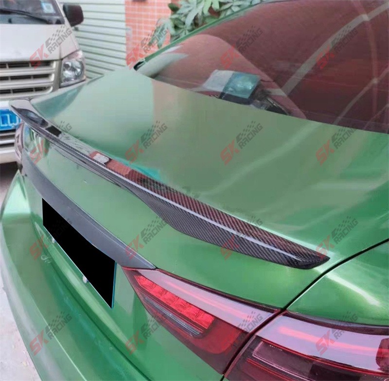 Glossy Black/Carbon Fiber Fits INFINITI Q50 2014-17 Rear Trunk Spoiler Wing Kits
