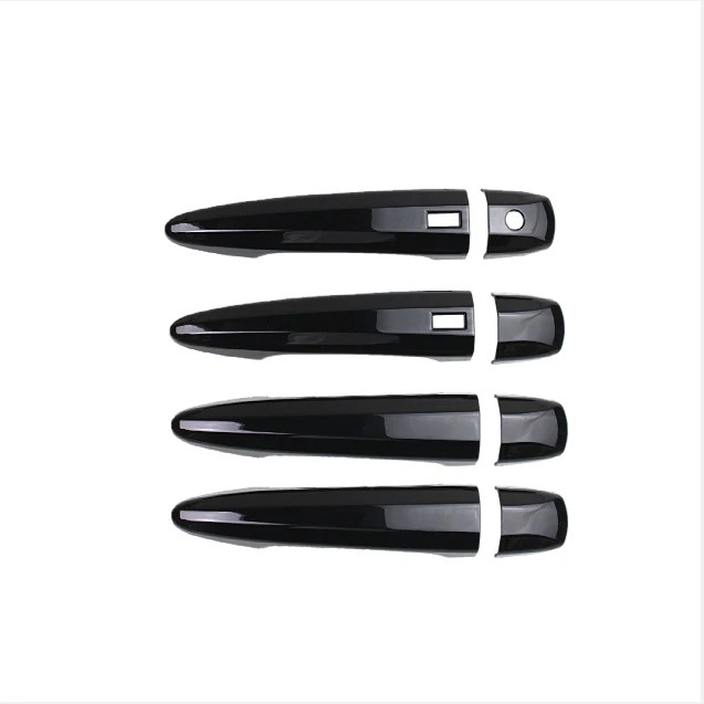 Bright black Car Front Door Handles Cover Trim For NISSAN PATHFINDER 2022-2025