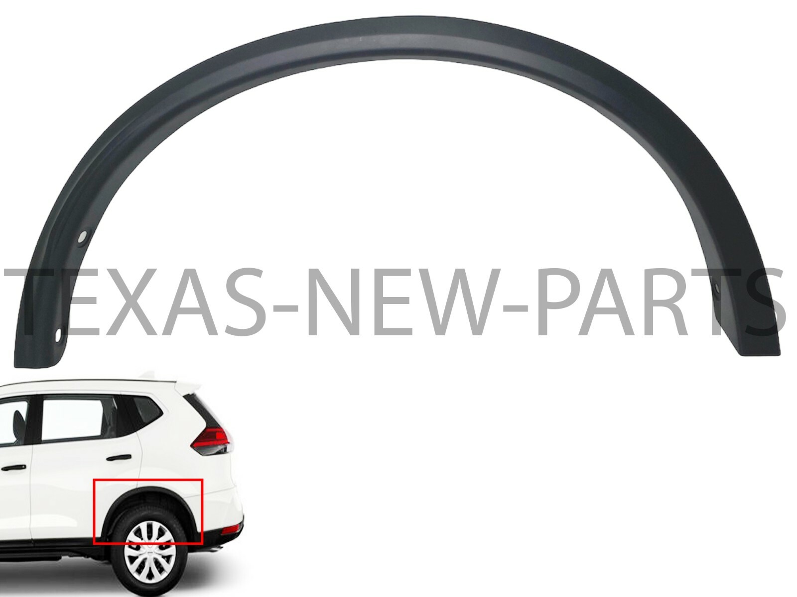 Fits 2014 2020 Nissan Rogue Left Rear Wheel Arch Flare Trim Molding LH Driver