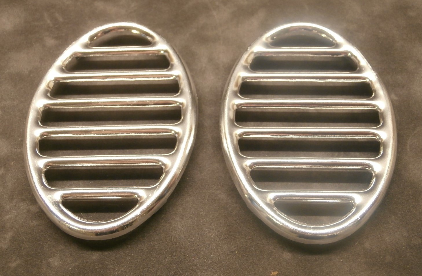 ALUMINUM HORN GRILLS SET OF 2 (PAIR) VOLKSWAGEN T1 BUG BEETLE 1953-1967
