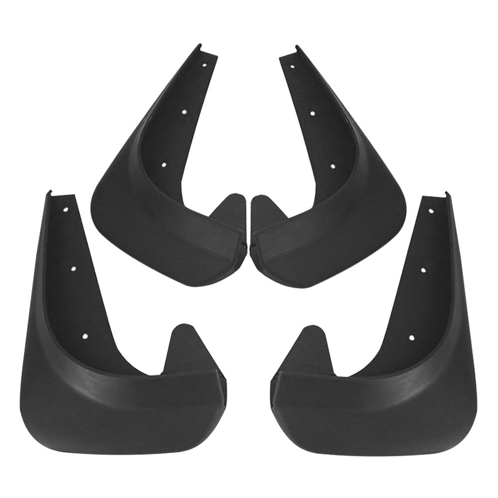 4 pc Universal Car Mud Splash Flaps Guards for Front or Rear (Hardware Included)